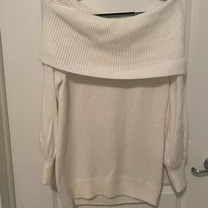 Off the shoulder sweater